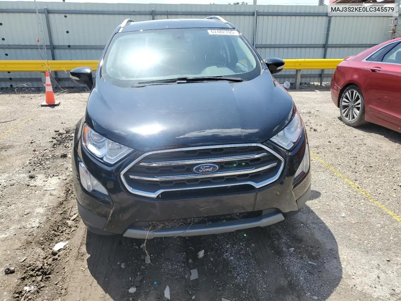 2020 Ford Ecosport Titanium VIN: MAJ3S2KE0LC345579 Lot: 62482705