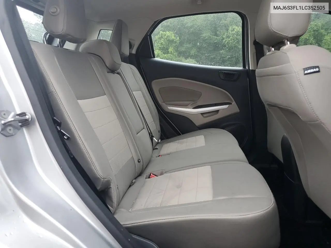 2020 Ford Ecosport S VIN: MAJ6S3FL1LC352505 Lot: 62653215