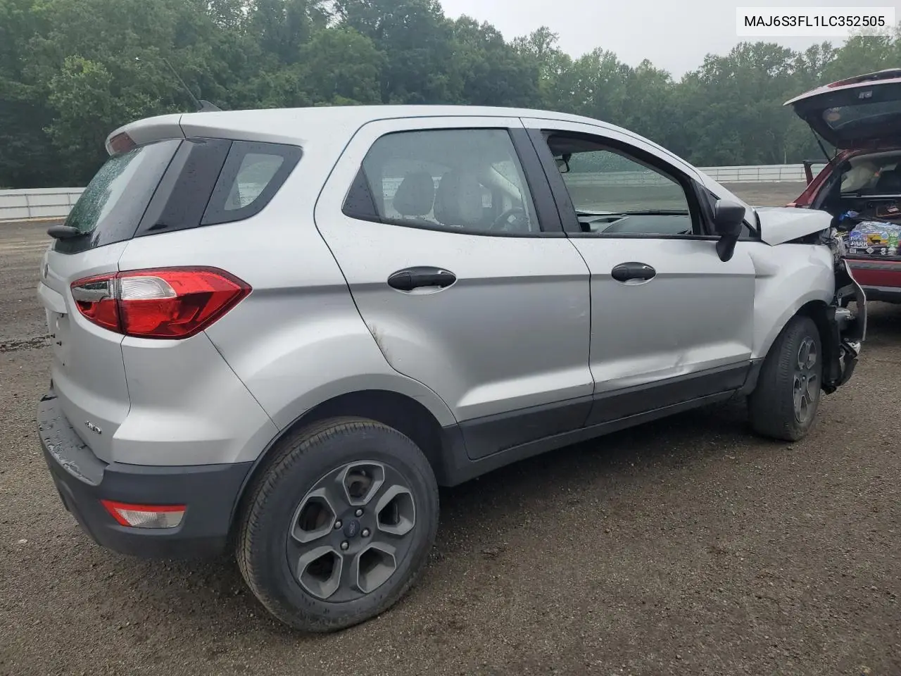 2020 Ford Ecosport S VIN: MAJ6S3FL1LC352505 Lot: 62653215