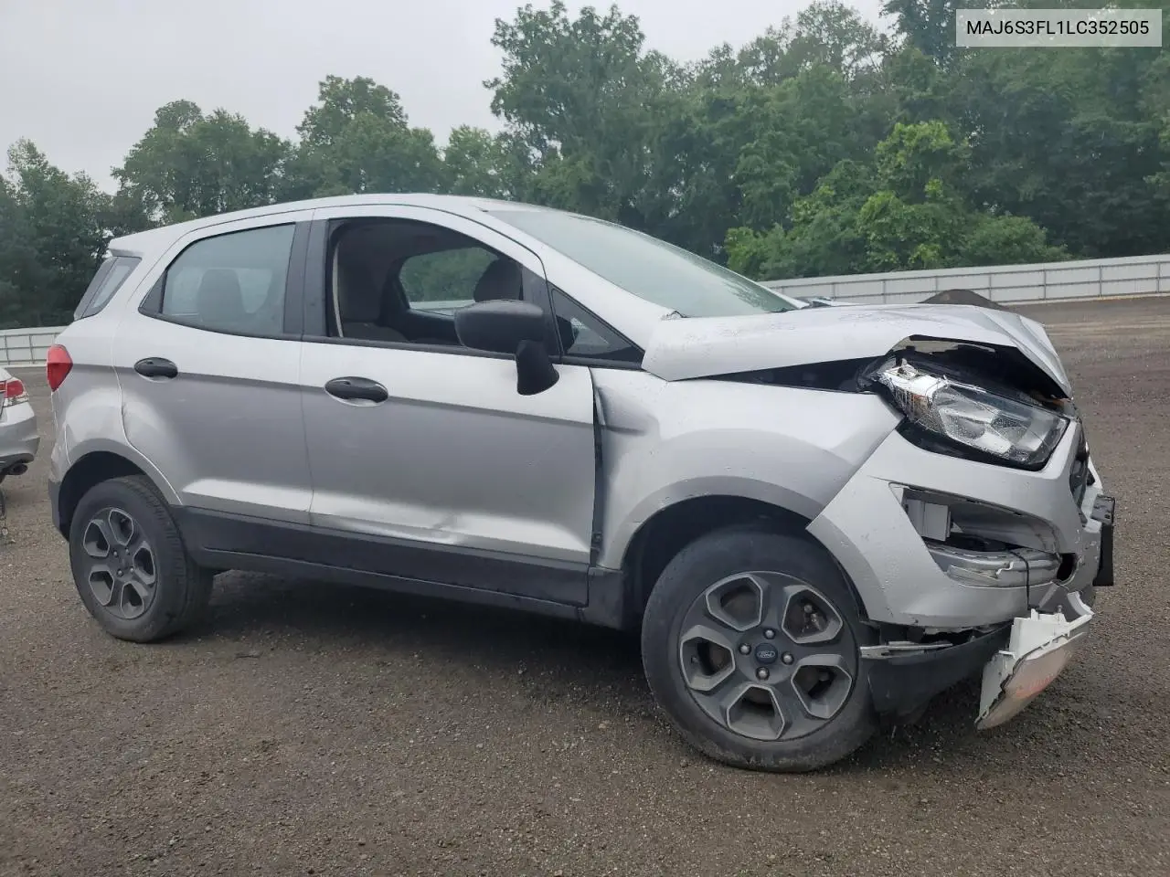 2020 Ford Ecosport S VIN: MAJ6S3FL1LC352505 Lot: 62653215