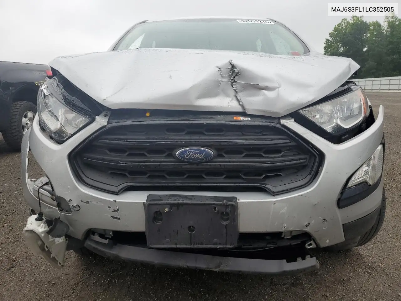 2020 Ford Ecosport S VIN: MAJ6S3FL1LC352505 Lot: 62653215