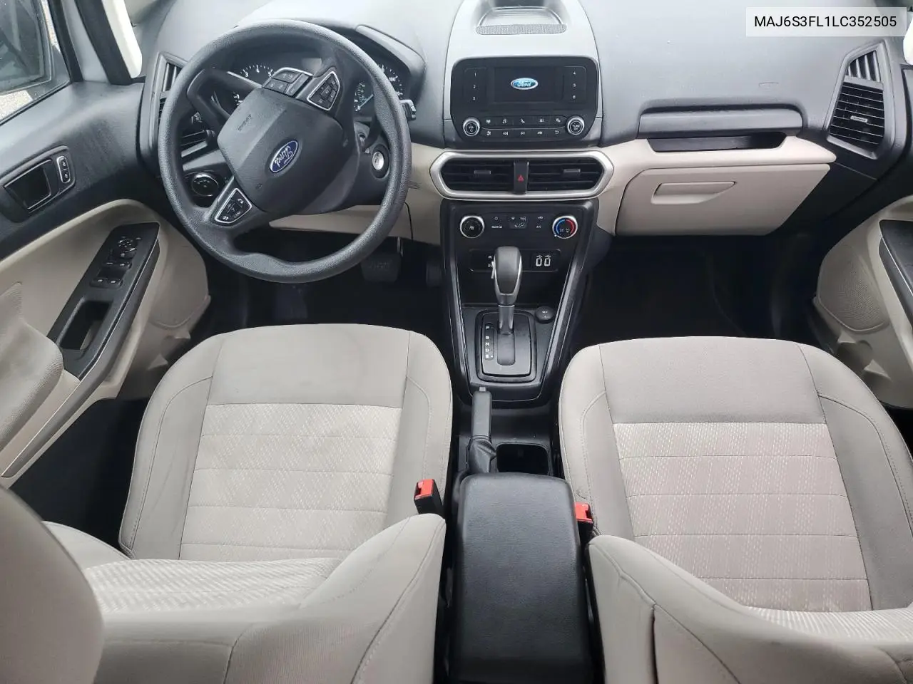 2020 Ford Ecosport S VIN: MAJ6S3FL1LC352505 Lot: 62653215
