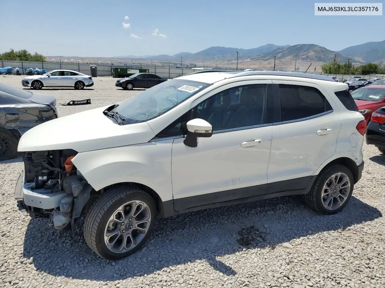 2020 Ford Ecosport Titanium VIN: MAJ6S3KL3LC357176 Lot: 62665535
