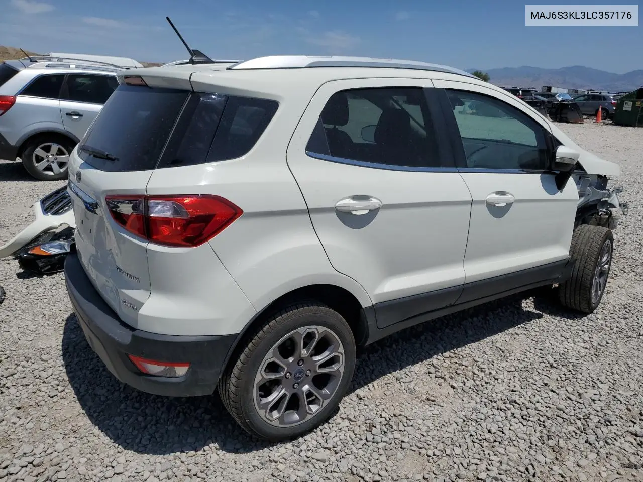2020 Ford Ecosport Titanium VIN: MAJ6S3KL3LC357176 Lot: 62665535