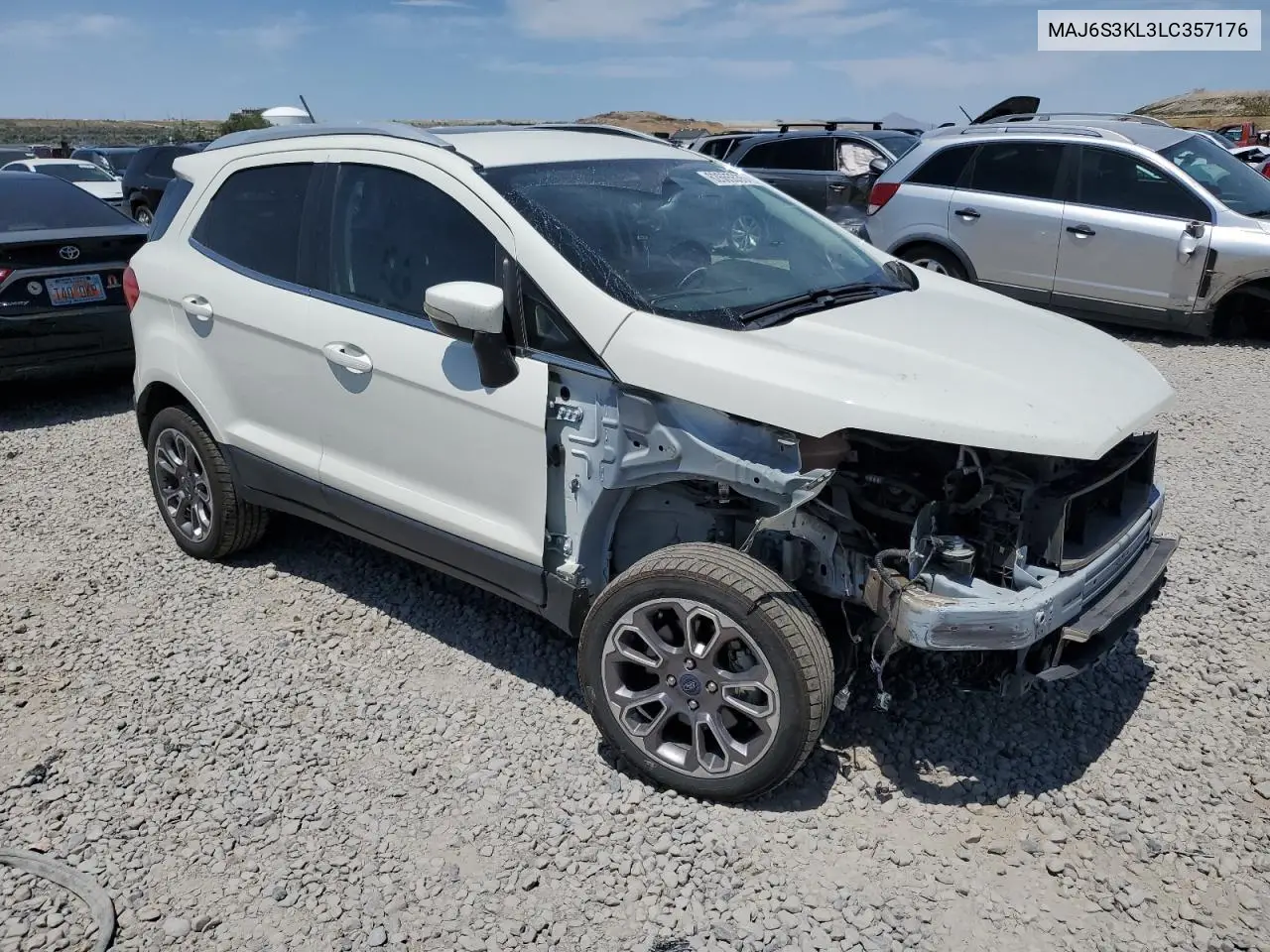 2020 Ford Ecosport Titanium VIN: MAJ6S3KL3LC357176 Lot: 62665535