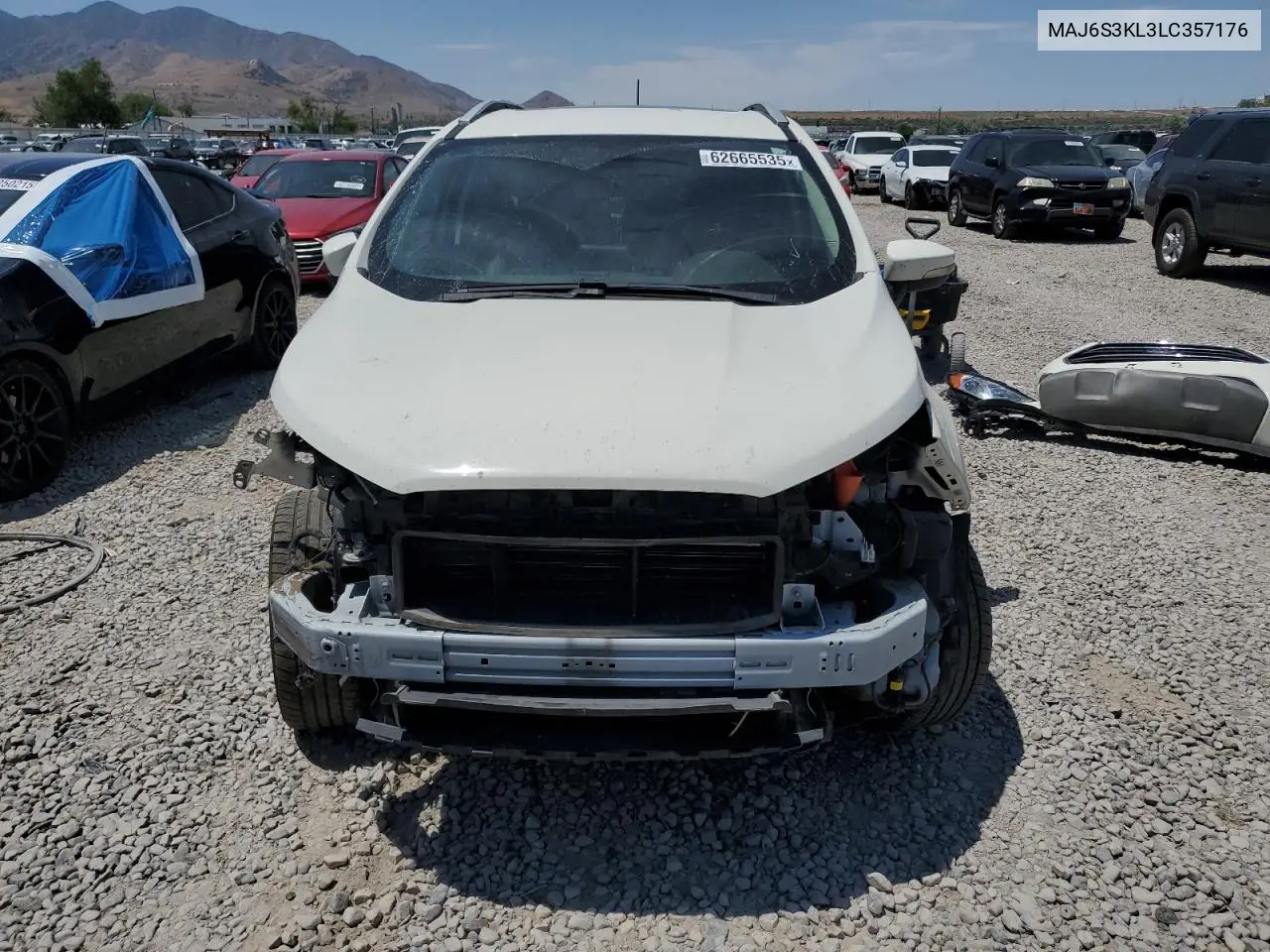 2020 Ford Ecosport Titanium VIN: MAJ6S3KL3LC357176 Lot: 62665535