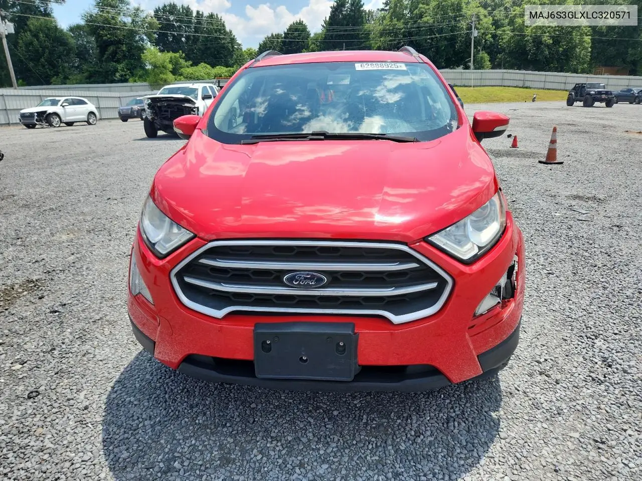 2020 Ford Ecosport Se VIN: MAJ6S3GLXLC320571 Lot: 62888925
