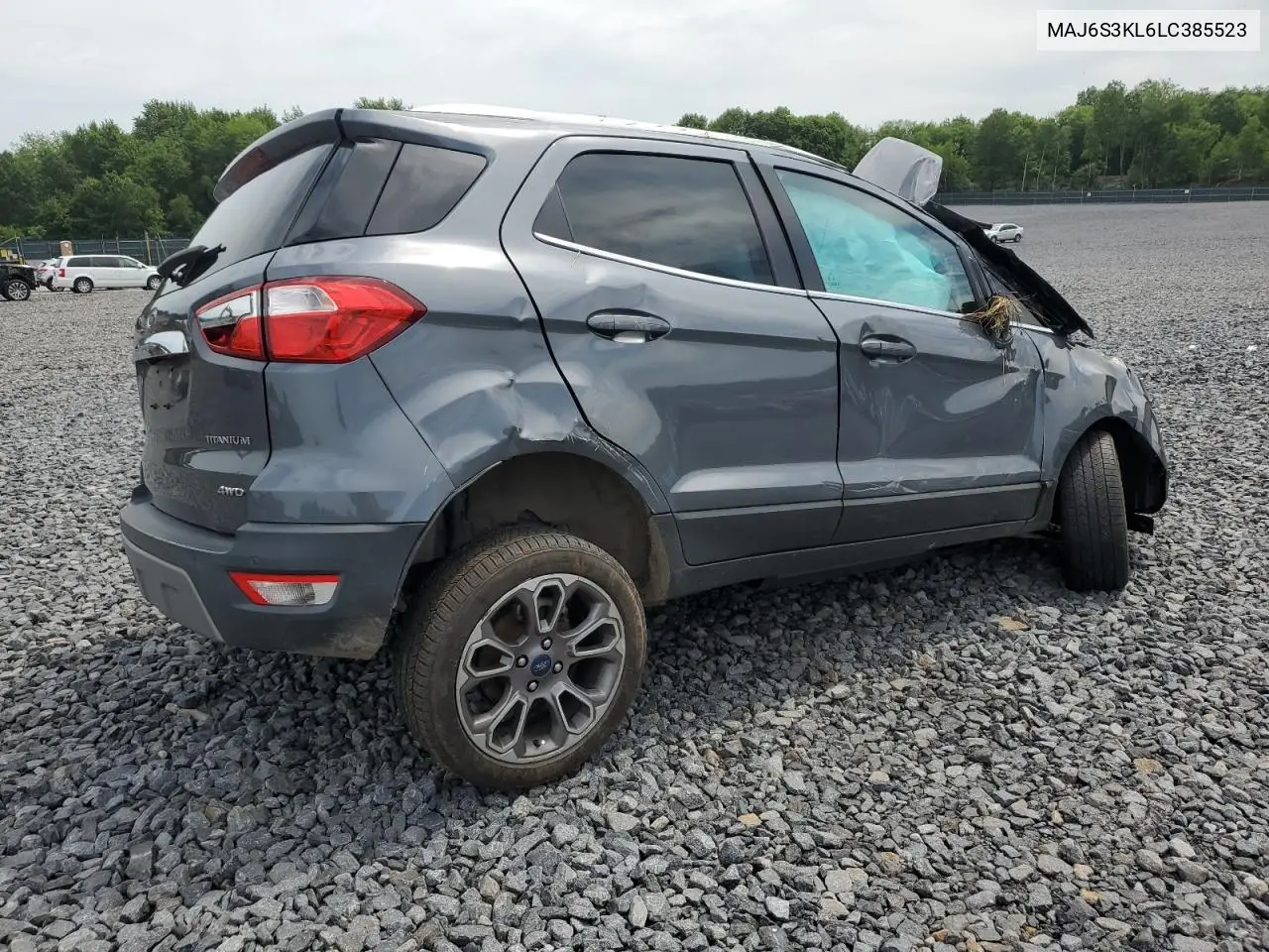2020 Ford Ecosport Titanium VIN: MAJ6S3KL6LC385523 Lot: 62922695
