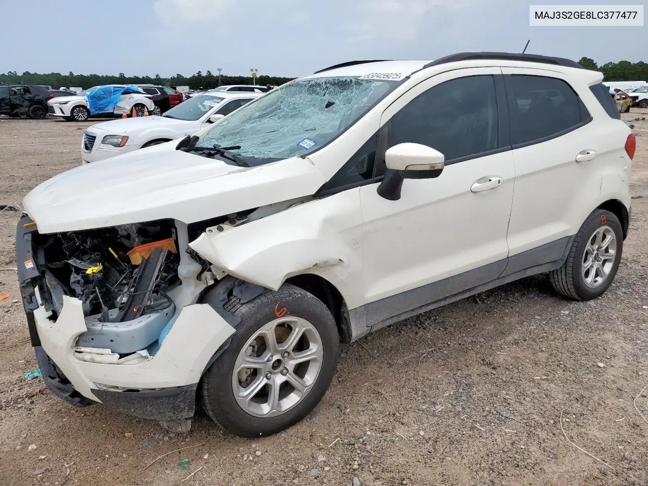 2020 Ford Ecosport Se VIN: MAJ3S2GE8LC377477 Lot: 63045925