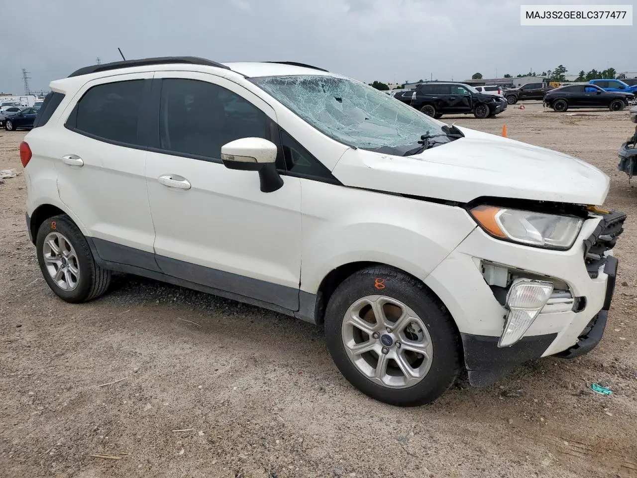 2020 Ford Ecosport Se VIN: MAJ3S2GE8LC377477 Lot: 63045925