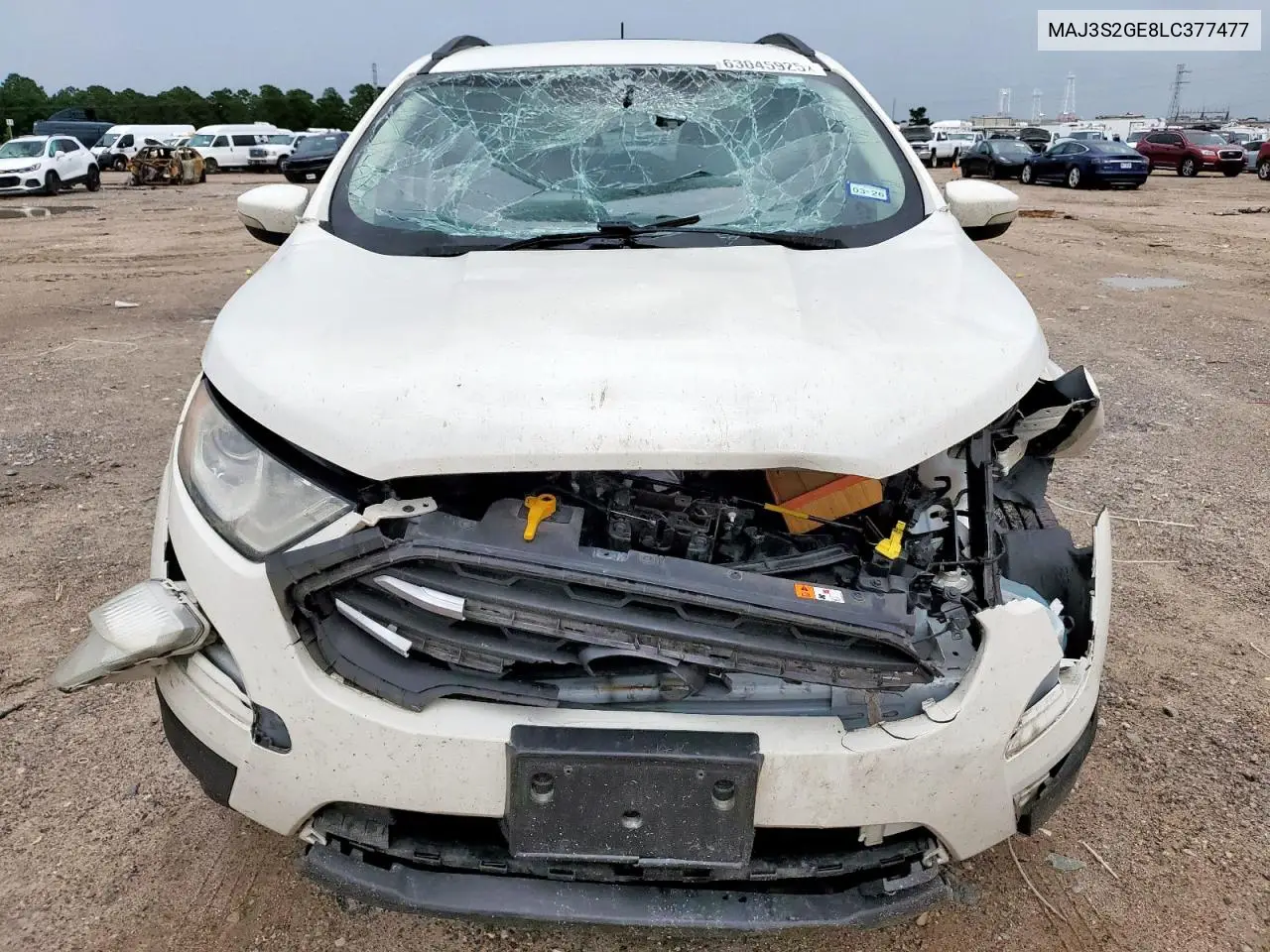 2020 Ford Ecosport Se VIN: MAJ3S2GE8LC377477 Lot: 63045925
