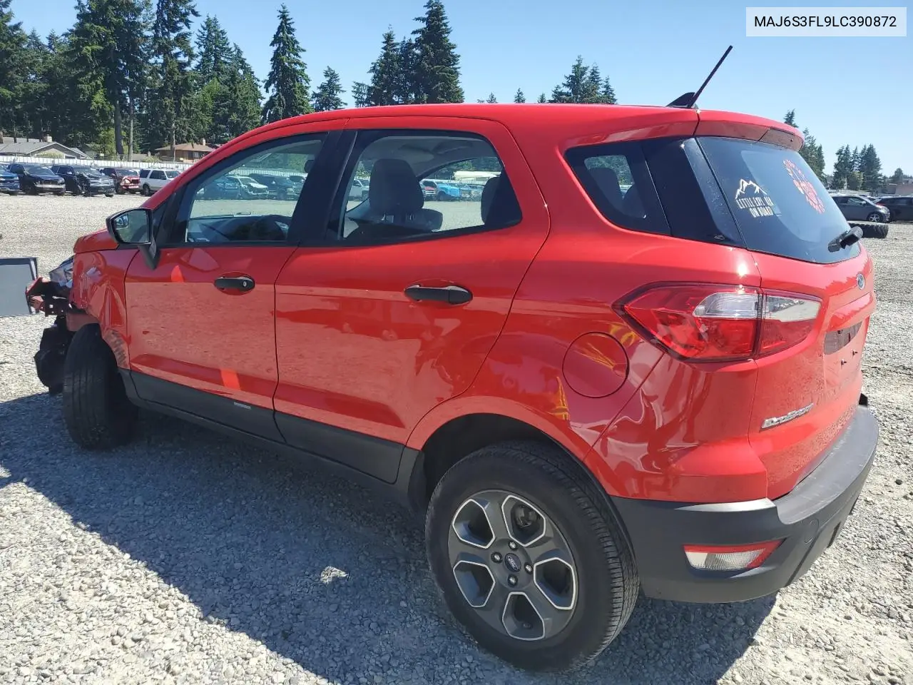 2020 Ford Ecosport S VIN: MAJ6S3FL9LC390872 Lot: 63056755