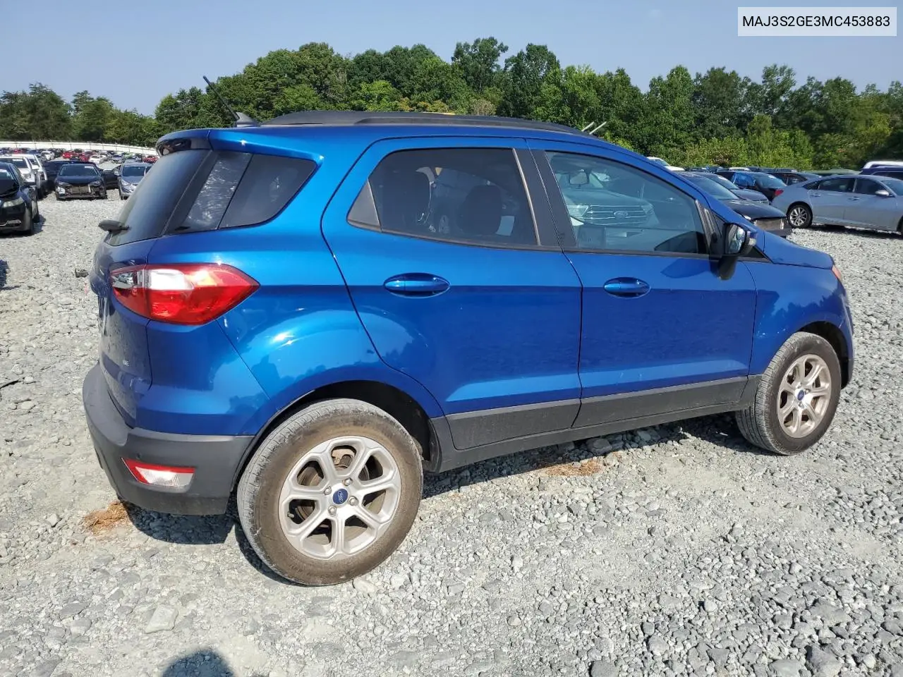 2021 Ford Ecosport Se VIN: MAJ3S2GE3MC453883 Lot: 61891055