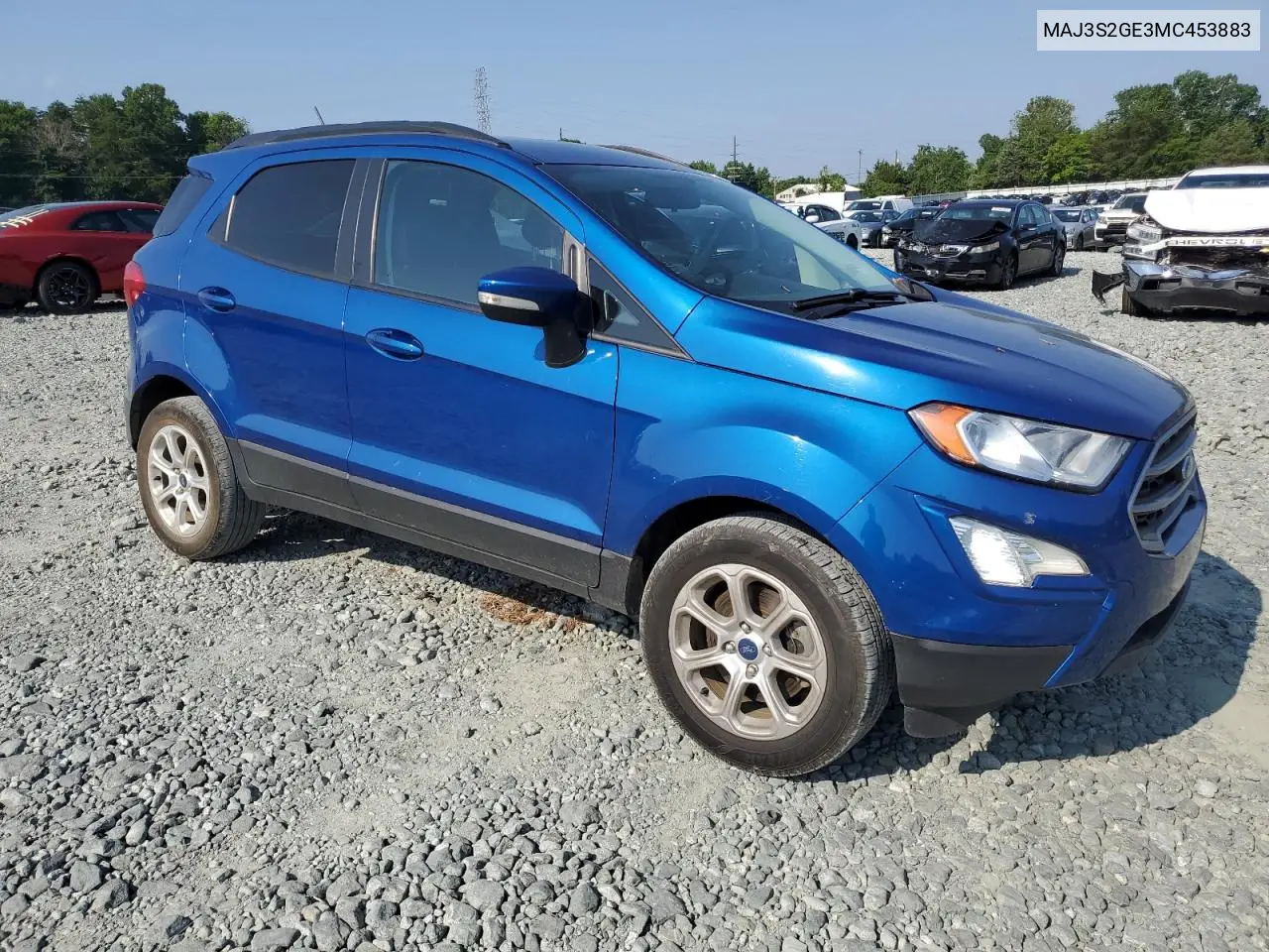 2021 Ford Ecosport Se VIN: MAJ3S2GE3MC453883 Lot: 61891055