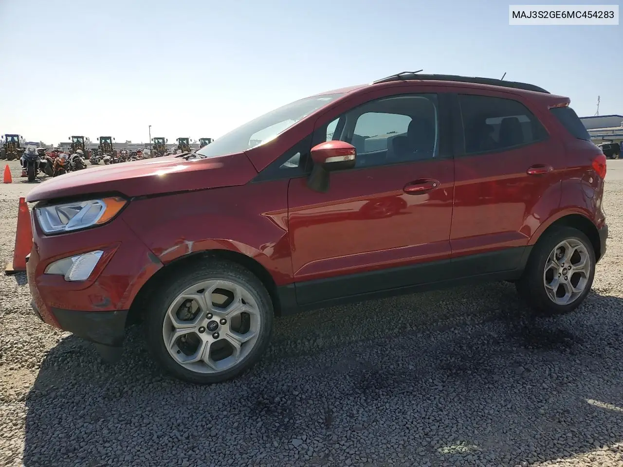 2021 Ford Ecosport Se VIN: MAJ3S2GE6MC454283 Lot: 62180755