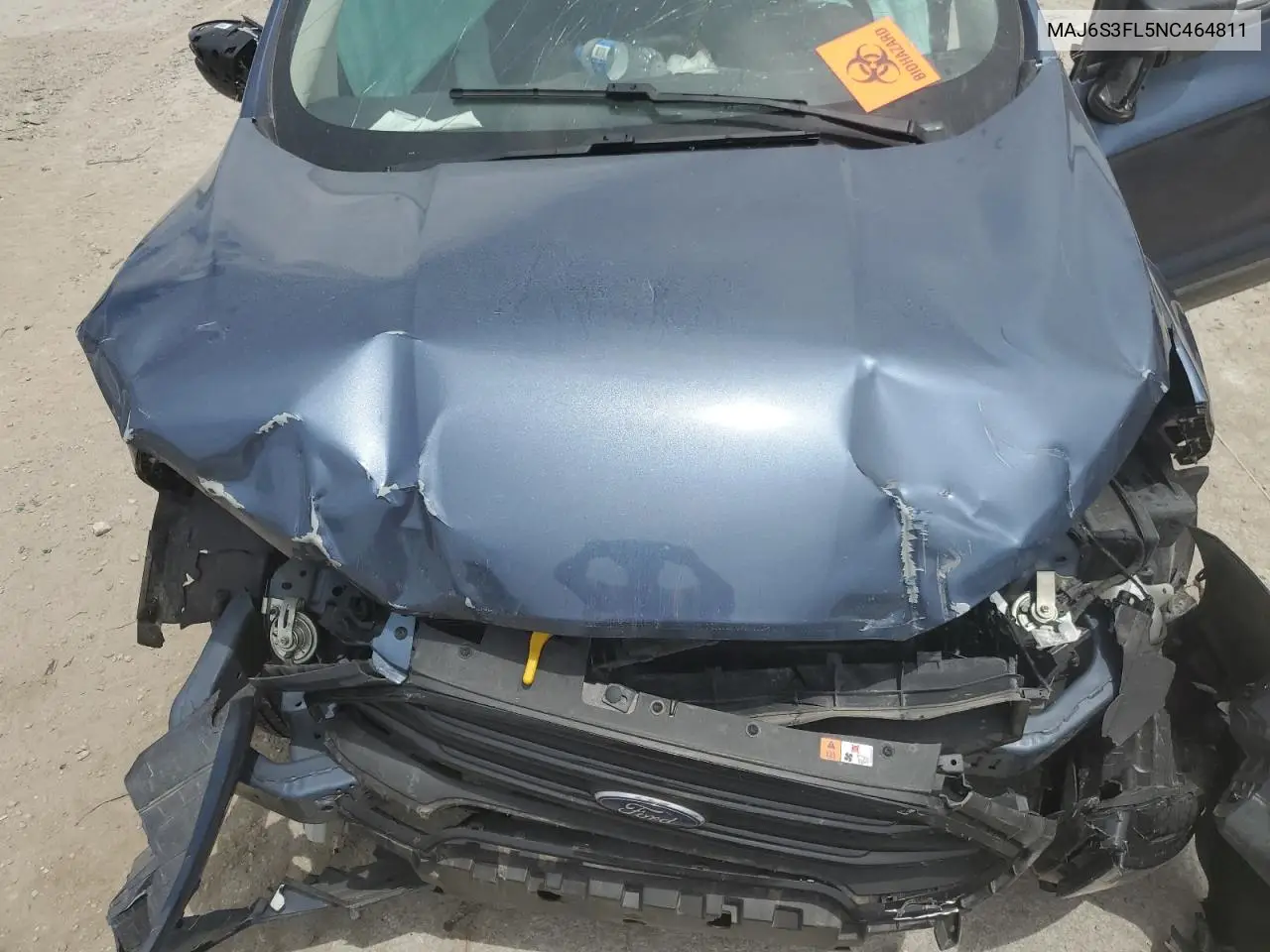 2022 Ford Ecosport S VIN: MAJ6S3FL5NC464811 Lot: 60833635