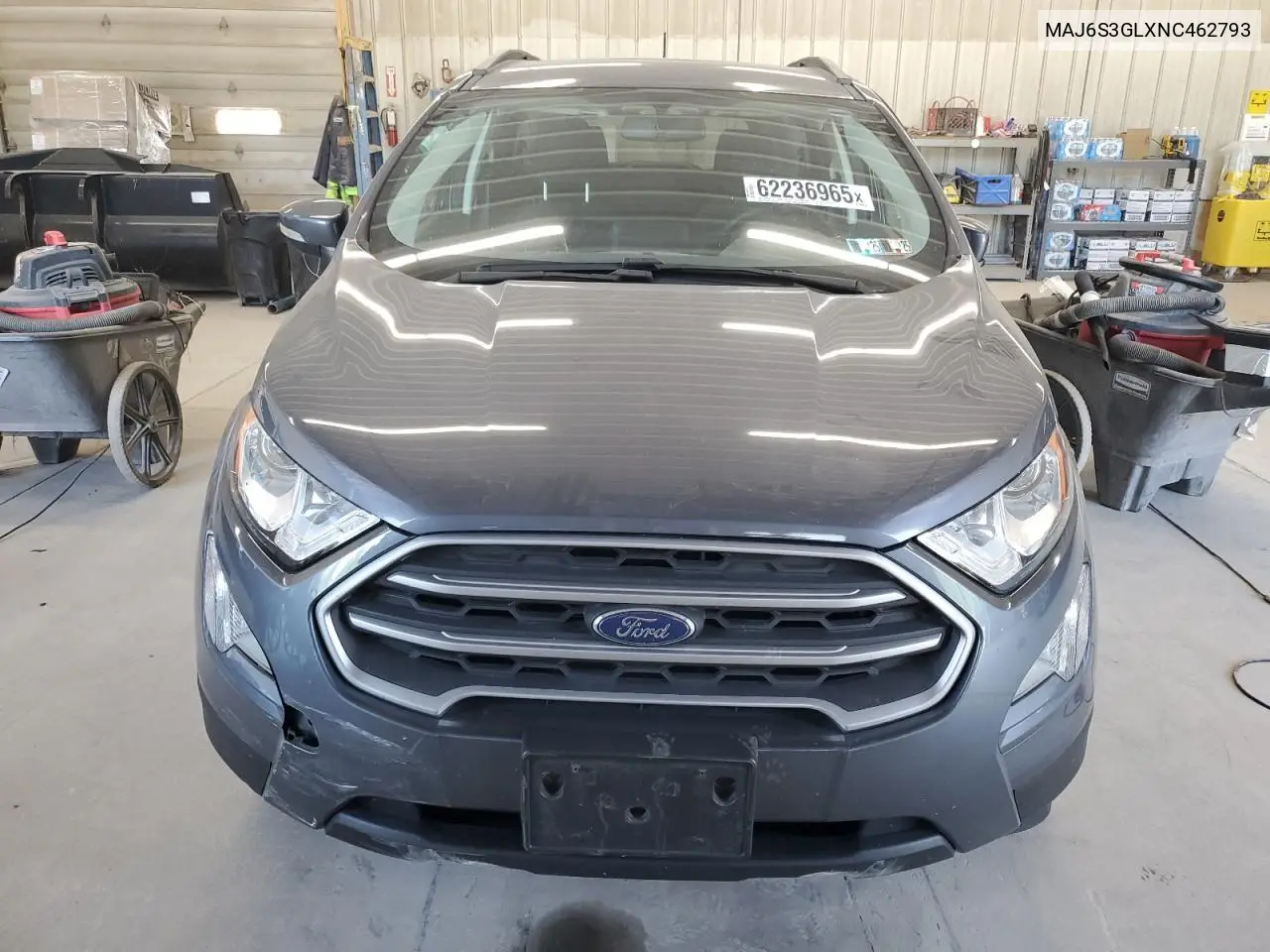 2022 Ford Ecosport Se VIN: MAJ6S3GLXNC462793 Lot: 62236965