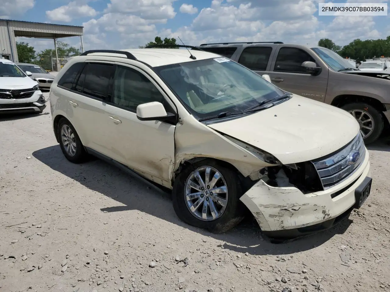 2007 Ford Edge Sel Plus VIN: 2FMDK39C07BB03594 Lot: 56865115