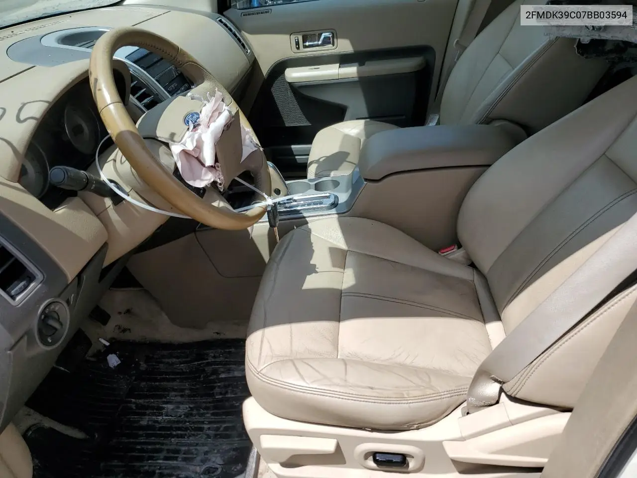 2007 Ford Edge Sel Plus VIN: 2FMDK39C07BB03594 Lot: 56865115