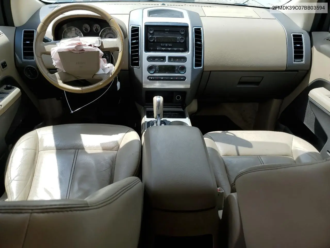 2007 Ford Edge Sel Plus VIN: 2FMDK39C07BB03594 Lot: 56865115