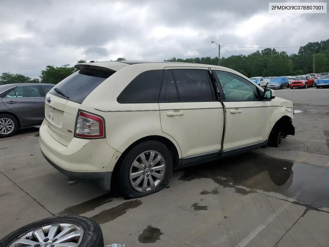 2007 Ford Edge Sel Plus VIN: 2FMDK39C07BB07001 Lot: 61608355