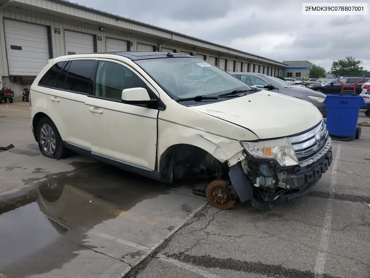 2007 Ford Edge Sel Plus VIN: 2FMDK39C07BB07001 Lot: 61608355