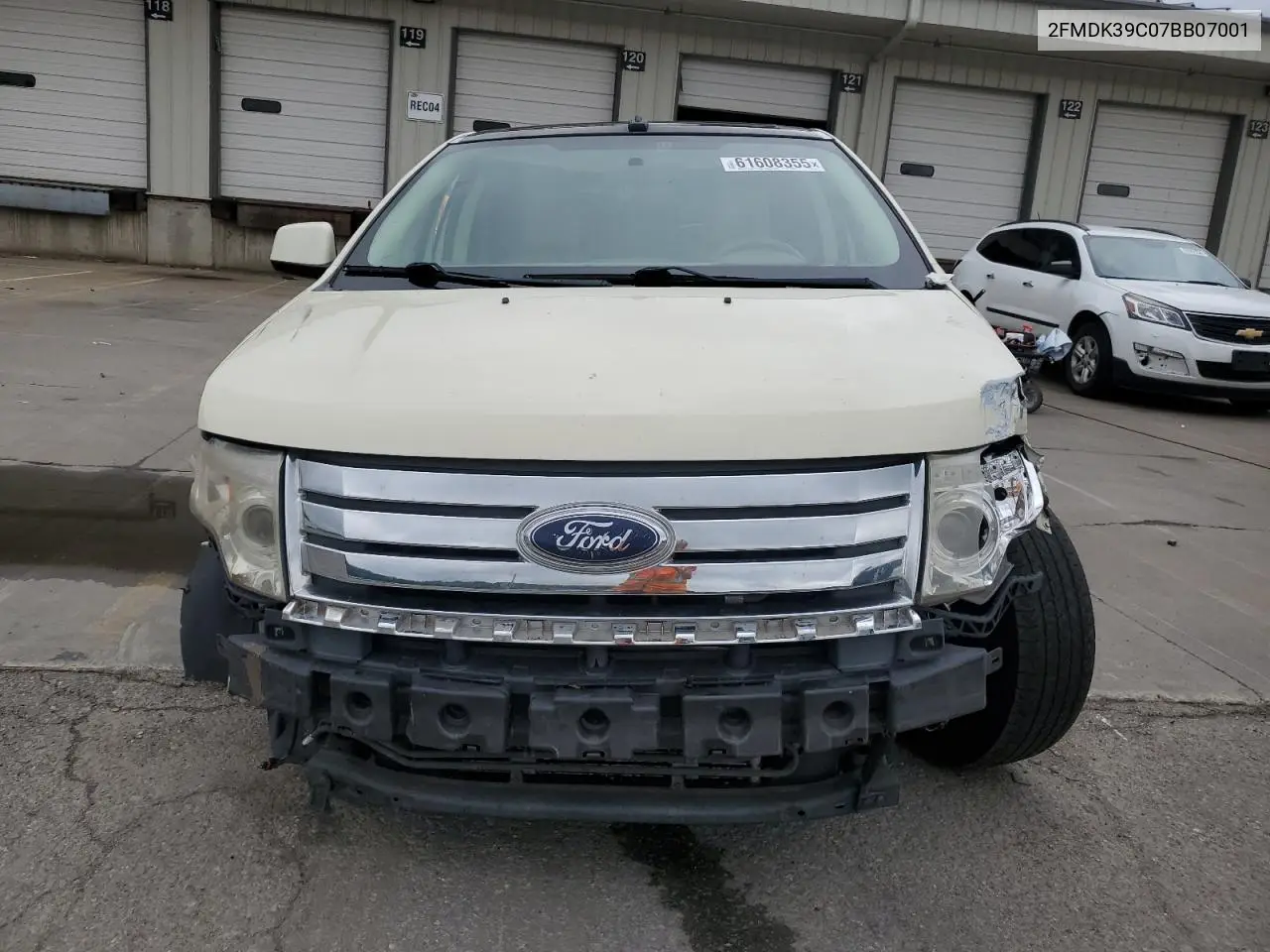 2007 Ford Edge Sel Plus VIN: 2FMDK39C07BB07001 Lot: 61608355