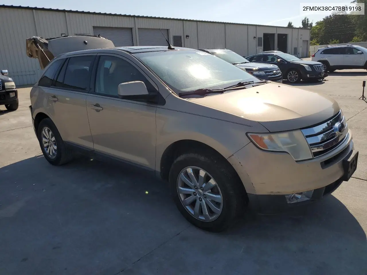 2007 Ford Edge Sel VIN: 2FMDK38C47BB19198 Lot: 61833545