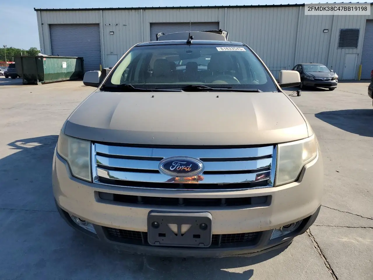 2007 Ford Edge Sel VIN: 2FMDK38C47BB19198 Lot: 61833545