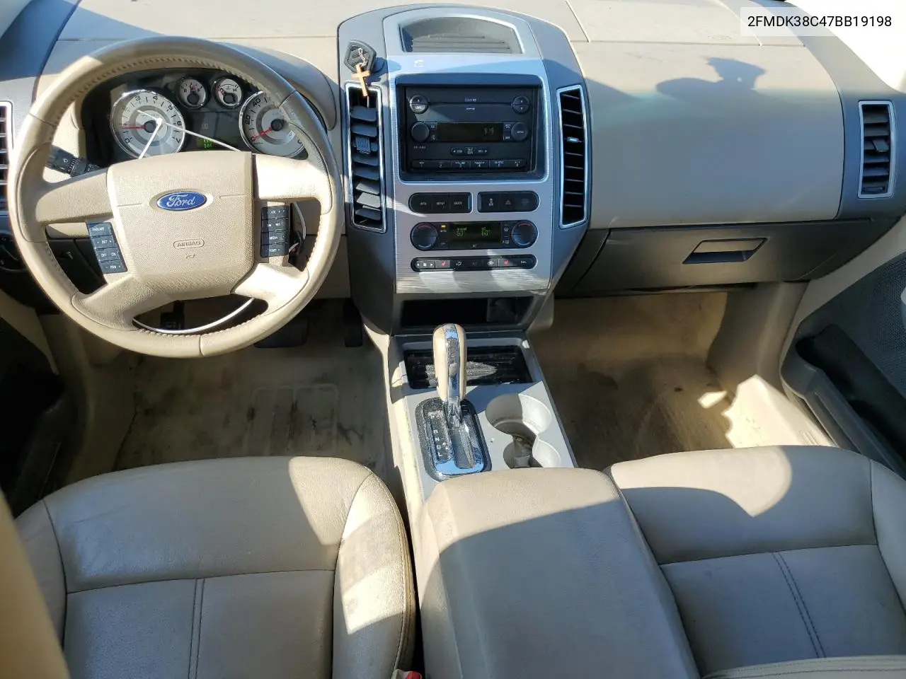 2007 Ford Edge Sel VIN: 2FMDK38C47BB19198 Lot: 61833545