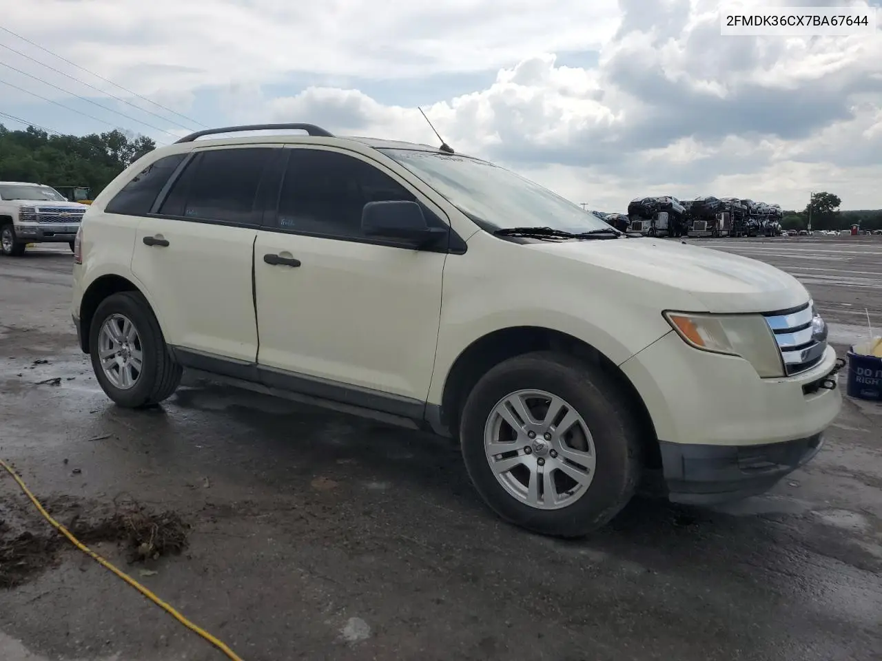 2007 Ford Edge Se VIN: 2FMDK36CX7BA67644 Lot: 62534035