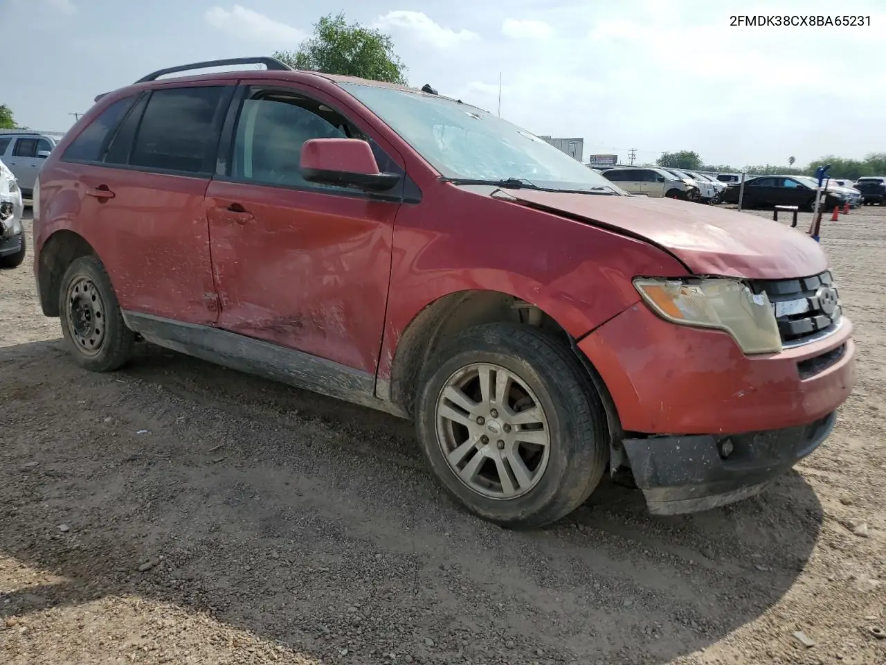 2008 Ford Edge Sel VIN: 2FMDK38CX8BA65231 Lot: 56114385