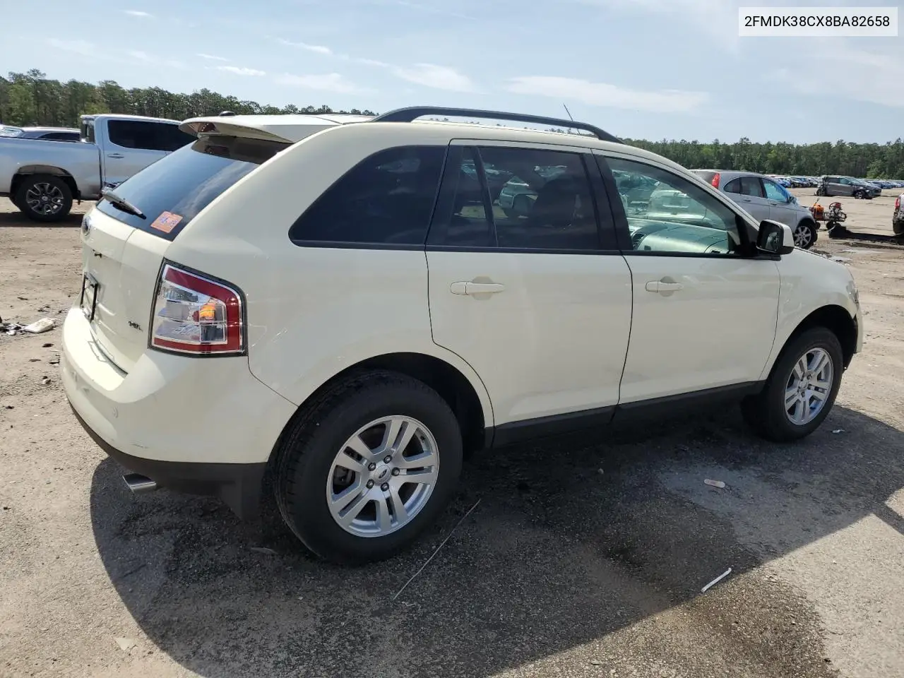 2008 Ford Edge Sel VIN: 2FMDK38CX8BA82658 Lot: 56415985