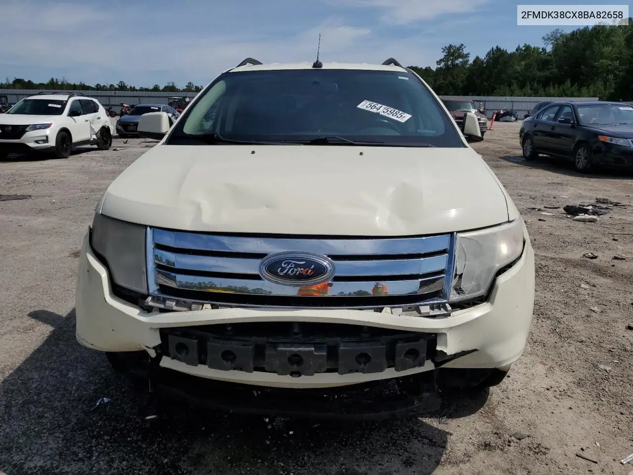 2008 Ford Edge Sel VIN: 2FMDK38CX8BA82658 Lot: 56415985
