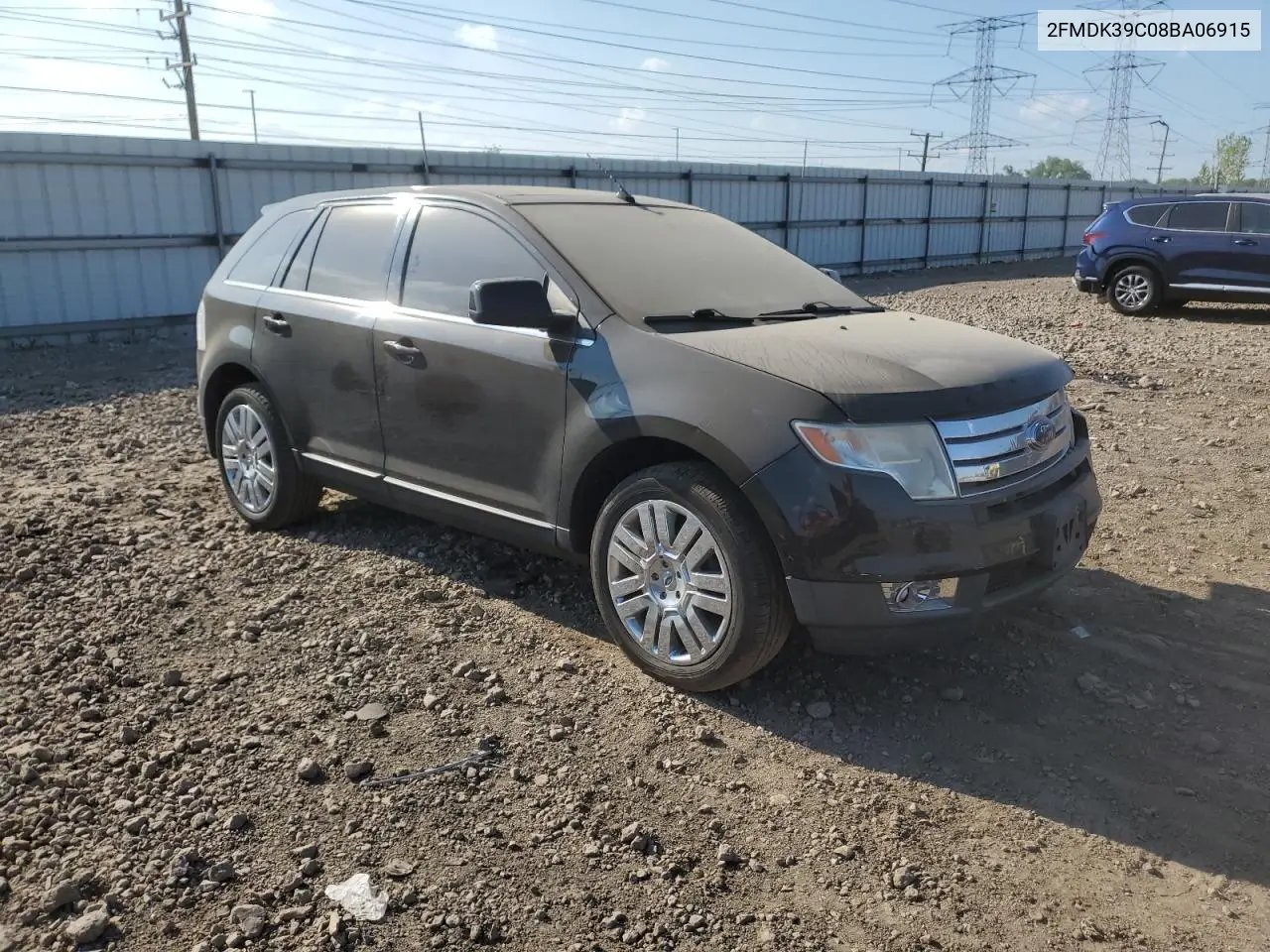 2008 Ford Edge Limited VIN: 2FMDK39C08BA06915 Lot: 56770545