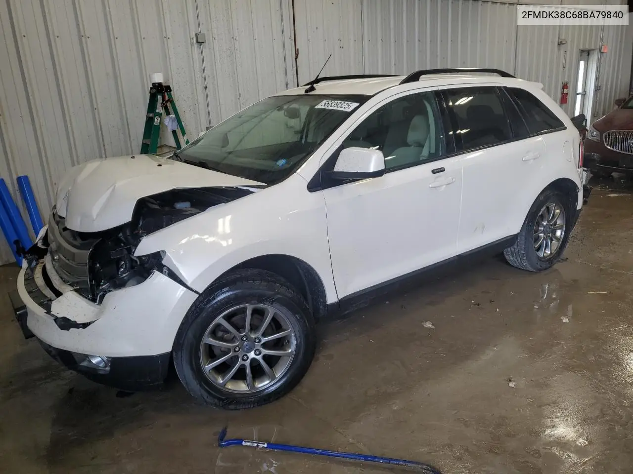 2008 Ford Edge Sel VIN: 2FMDK38C68BA79840 Lot: 56839325