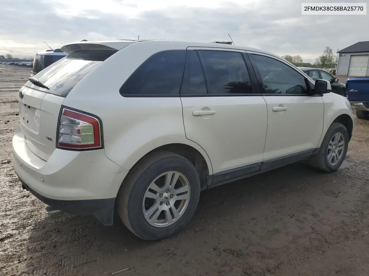 2008 Ford Edge Sel VIN: 2FMDK38C58BA25770 Lot: 57062115