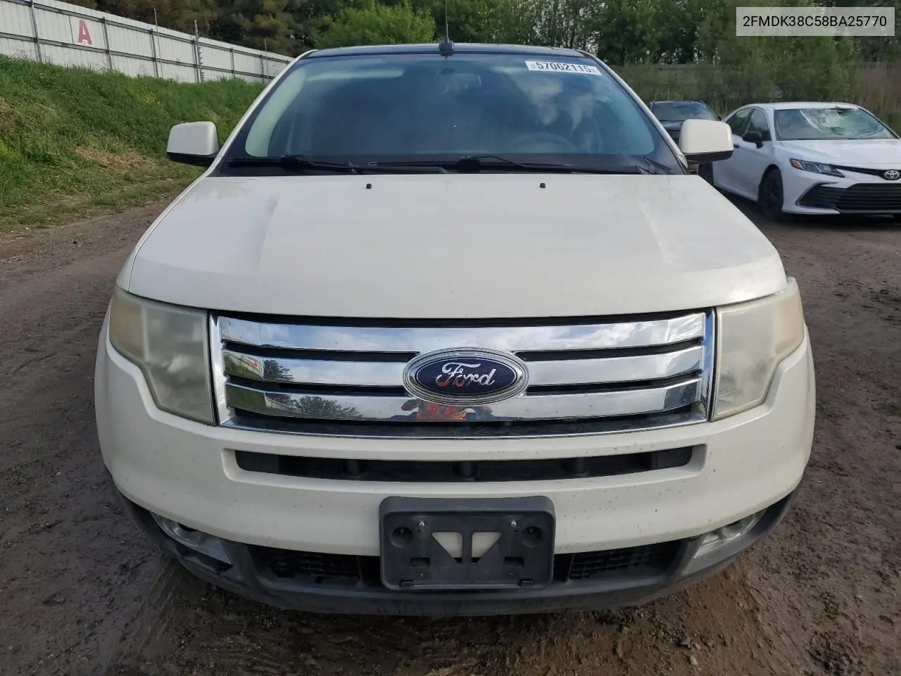 2008 Ford Edge Sel VIN: 2FMDK38C58BA25770 Lot: 57062115