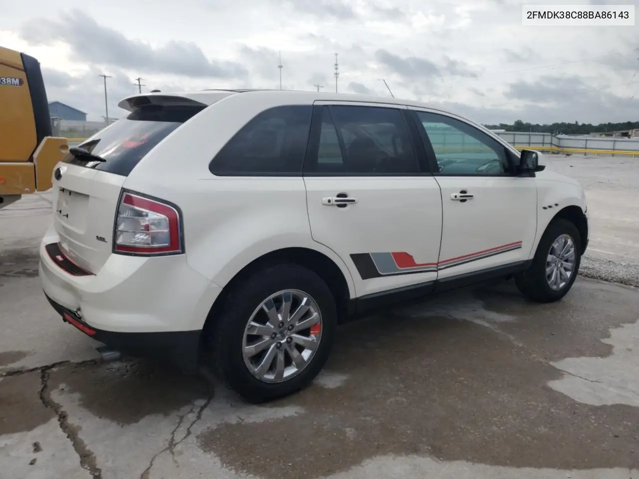 2008 Ford Edge Sel VIN: 2FMDK38C88BA86143 Lot: 61251975