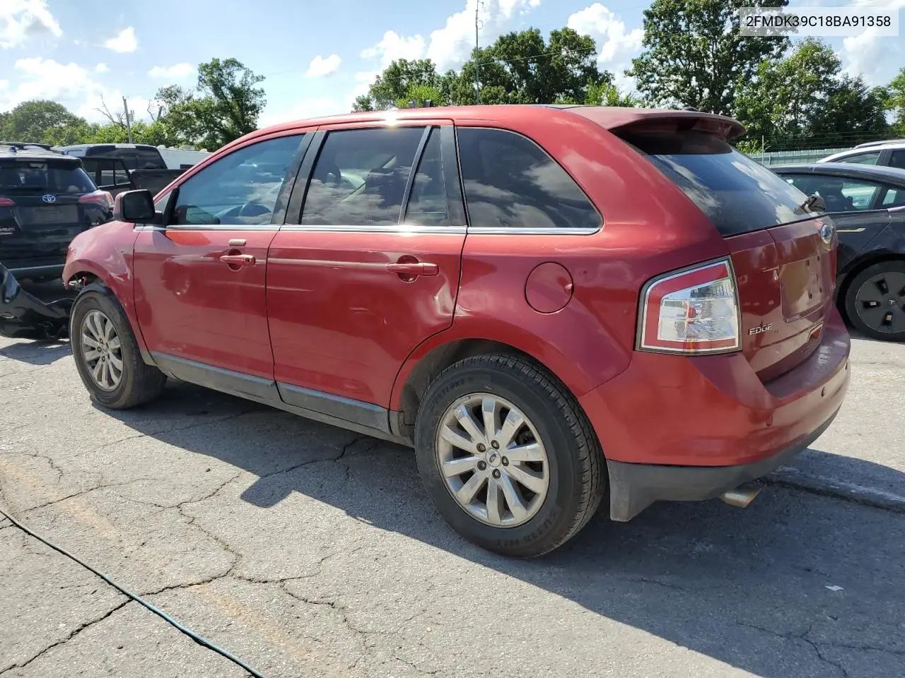 2008 Ford Edge Limited VIN: 2FMDK39C18BA91358 Lot: 61541105