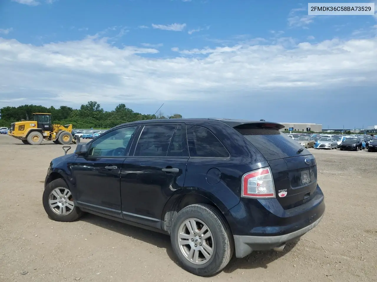 2008 Ford Edge Se VIN: 2FMDK36C58BA73529 Lot: 62549005