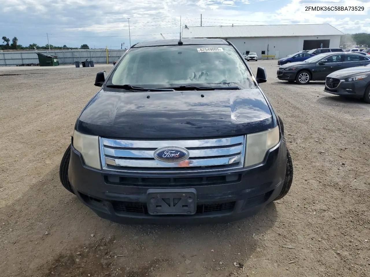 2008 Ford Edge Se VIN: 2FMDK36C58BA73529 Lot: 62549005