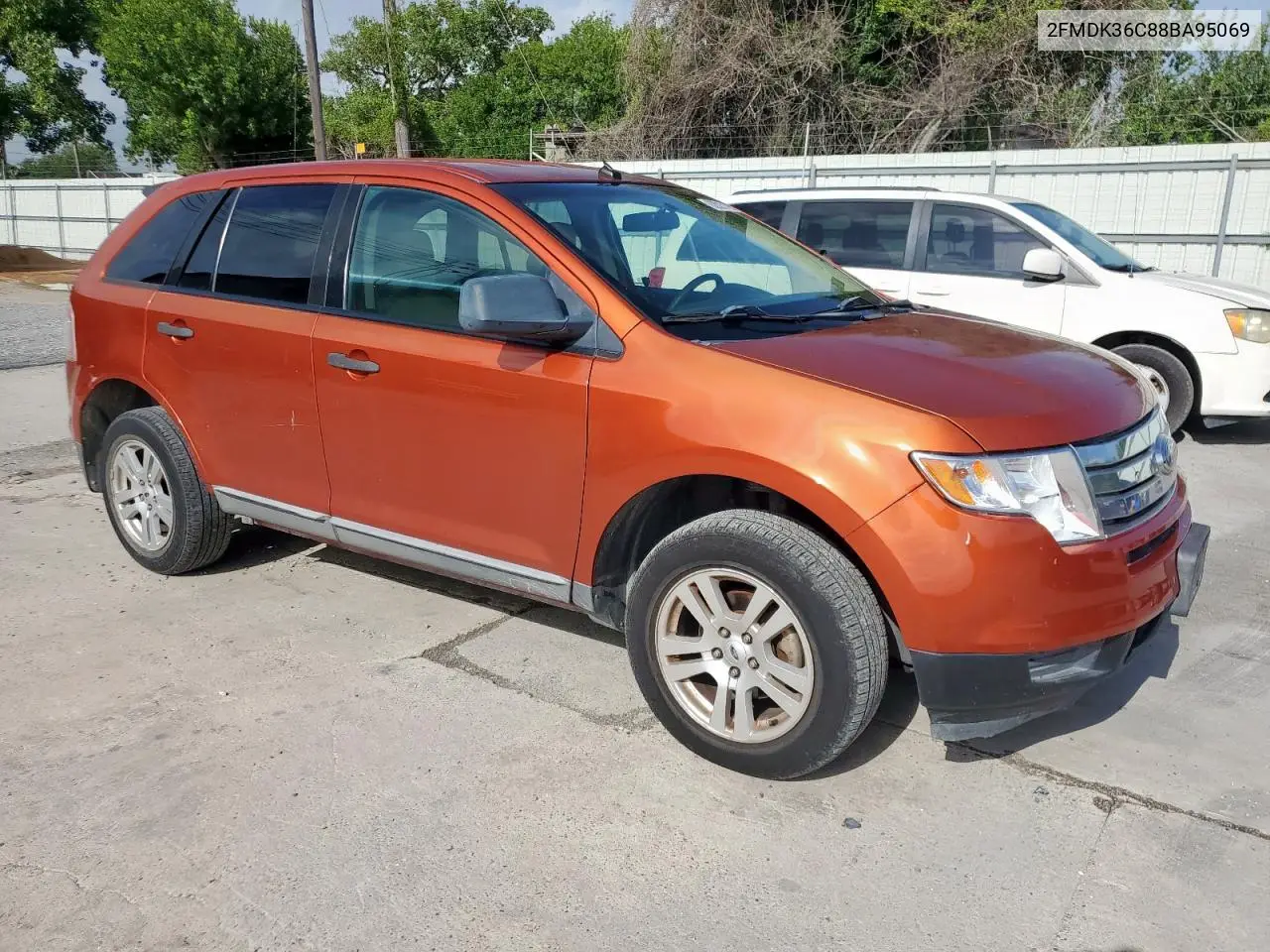 2008 Ford Edge Se VIN: 2FMDK36C88BA95069 Lot: 62823185