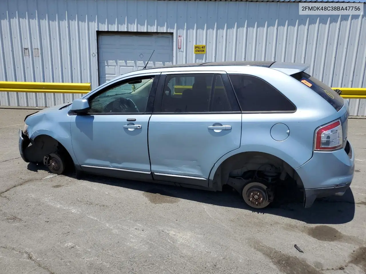 2008 Ford Edge Sel VIN: 2FMDK48C38BA47756 Lot: 62959465