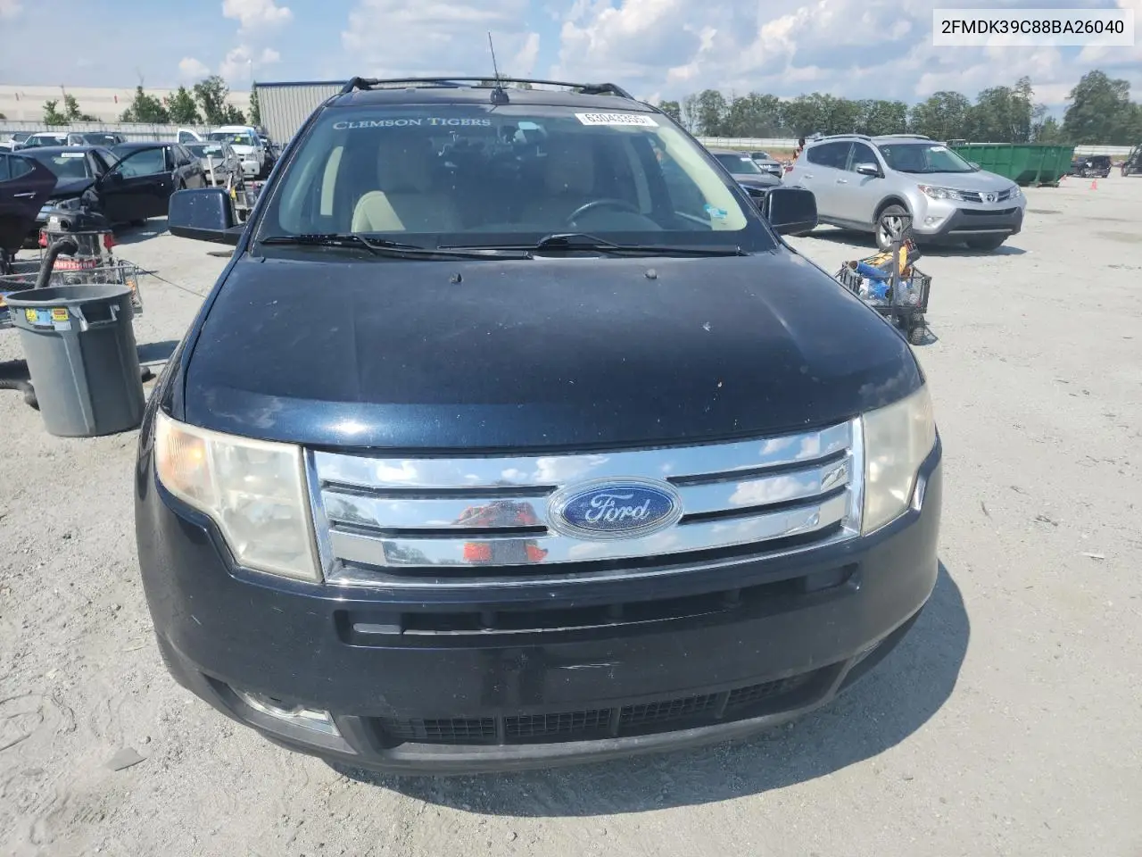 2008 Ford Edge Limited VIN: 2FMDK39C88BA26040 Lot: 63043355