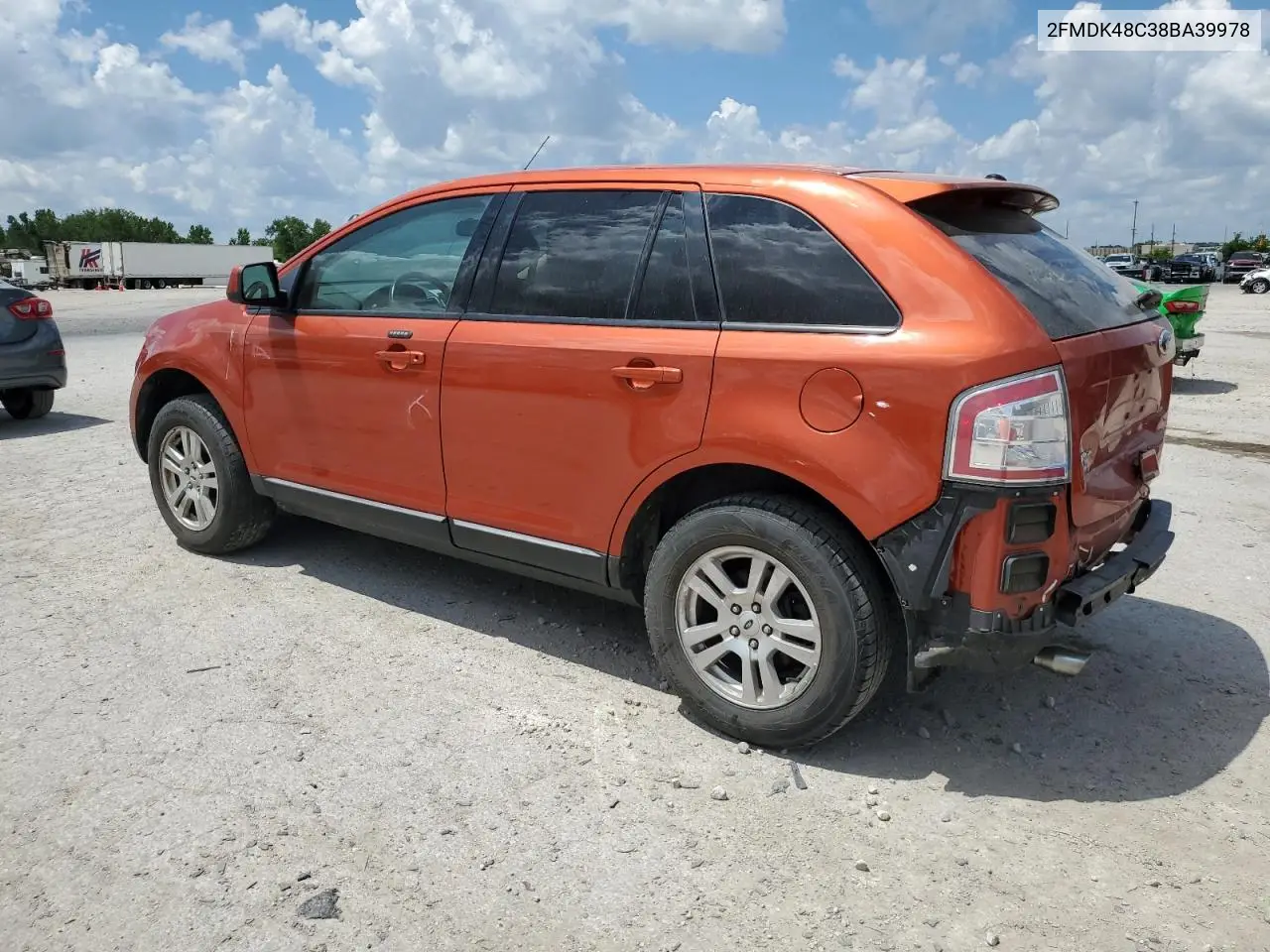2008 Ford Edge Sel VIN: 2FMDK48C38BA39978 Lot: 63633605