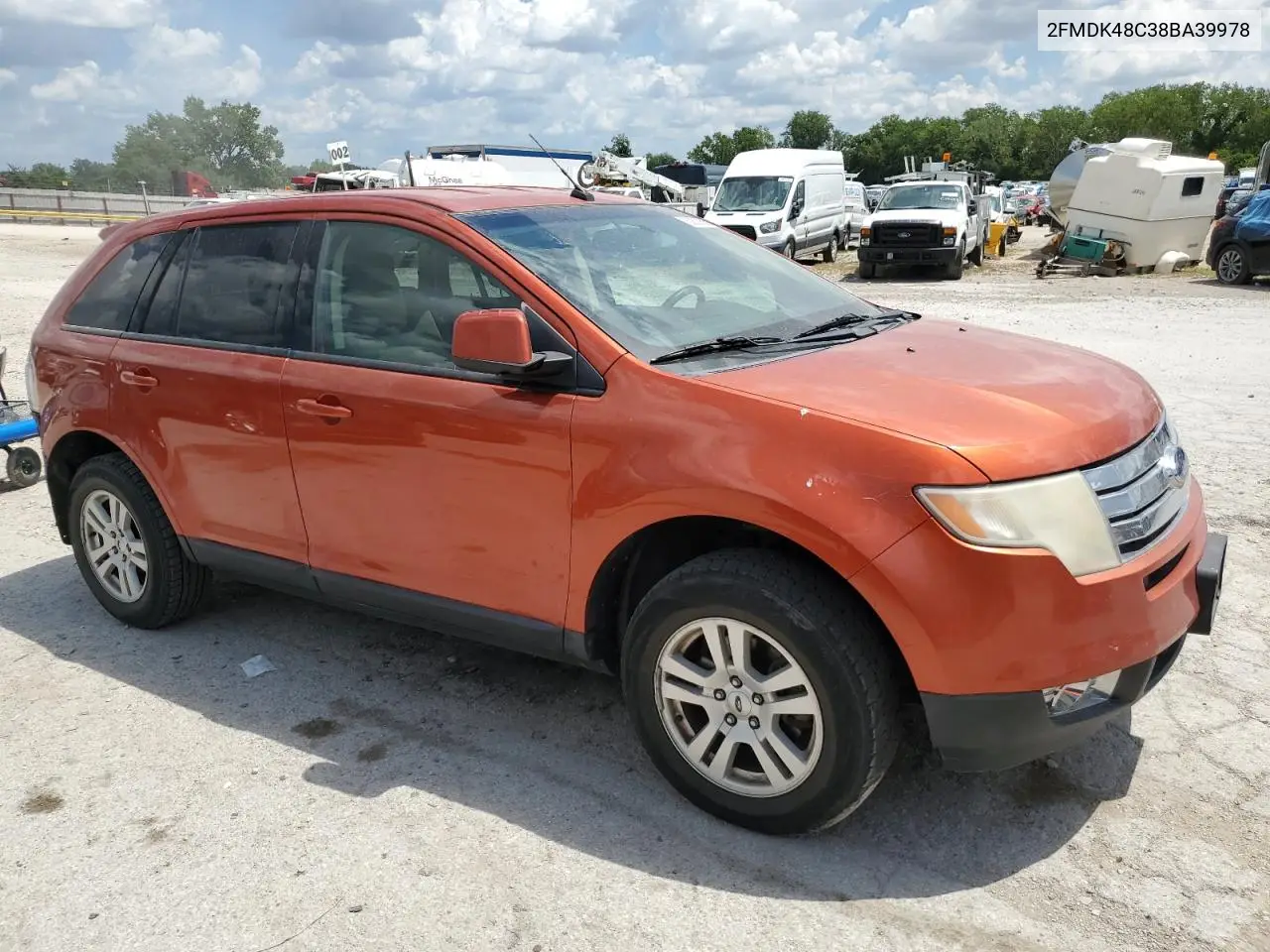 2008 Ford Edge Sel VIN: 2FMDK48C38BA39978 Lot: 63633605