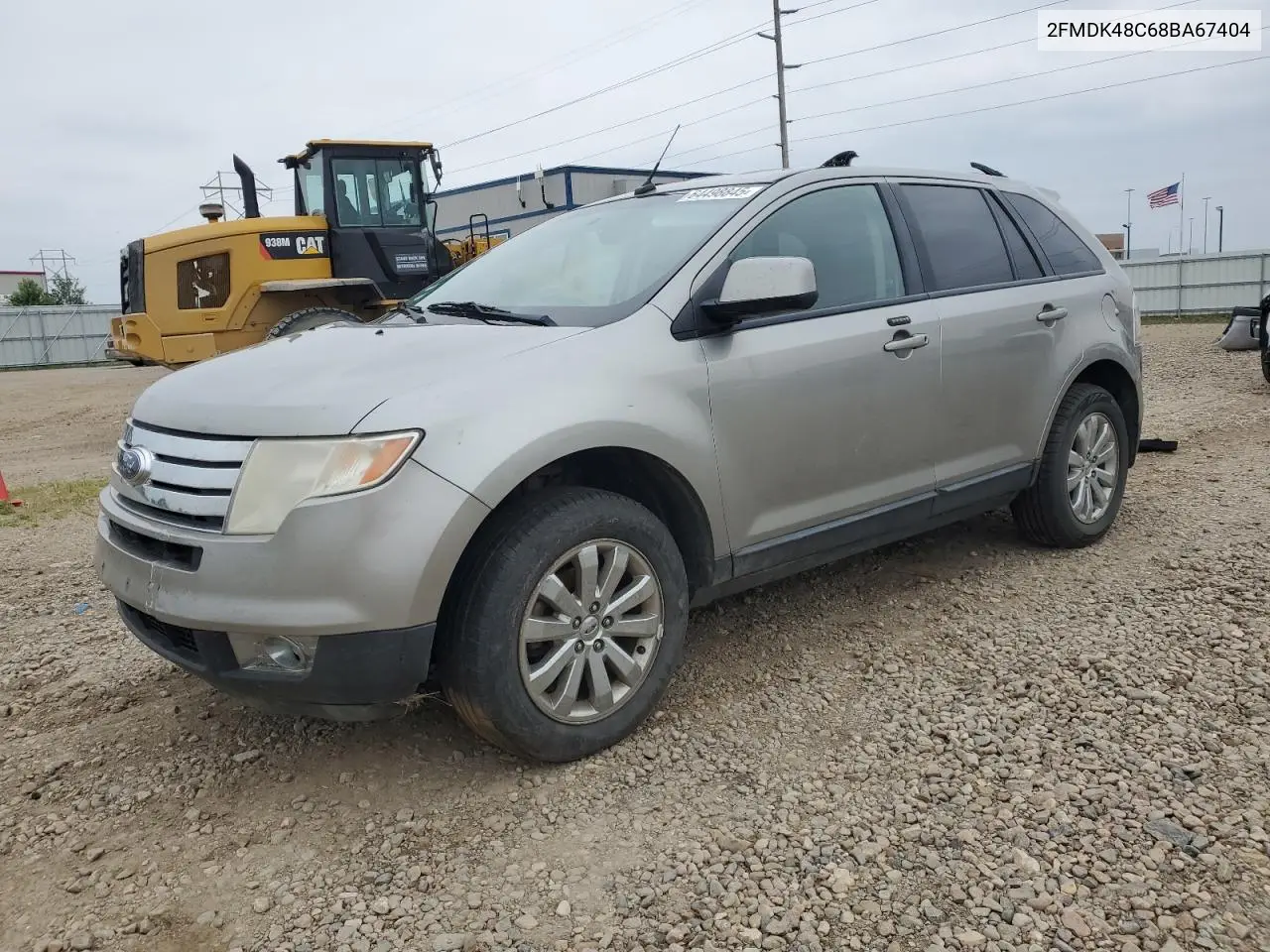 2008 Ford Edge Sel VIN: 2FMDK48C68BA67404 Lot: 64498845