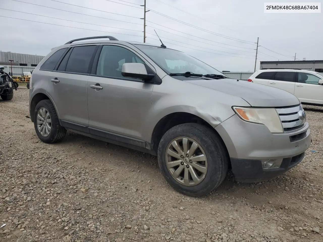 2008 Ford Edge Sel VIN: 2FMDK48C68BA67404 Lot: 64498845