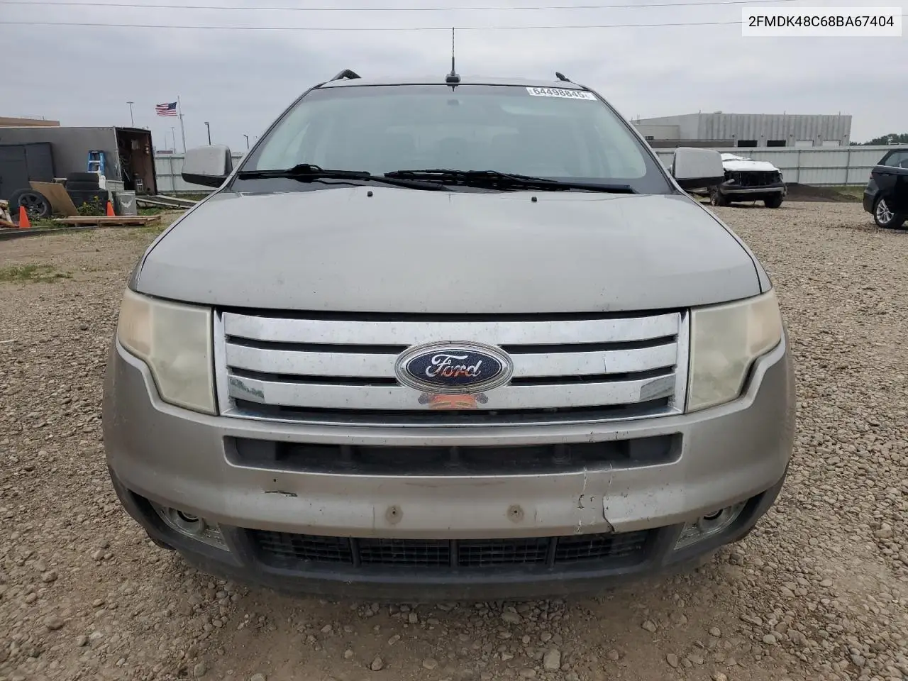 2008 Ford Edge Sel VIN: 2FMDK48C68BA67404 Lot: 64498845